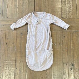 Kyte baby bamboo bundler pajama sleep sack newborn beige oat neutral